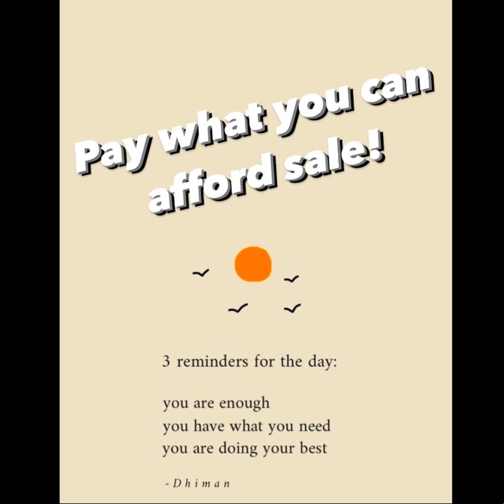 HUGE SALE! Offer whatever you can afford.